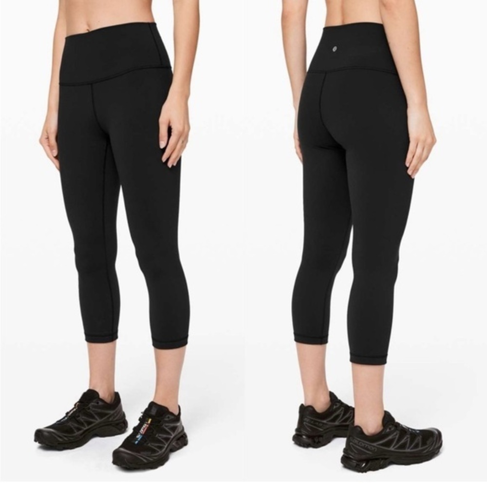 Lululemon Wunder Under Crop (High-Rise)  21" Black Size 4‎